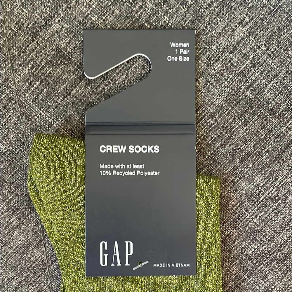 GAP Green Crew Socks - Picture 7 of 10